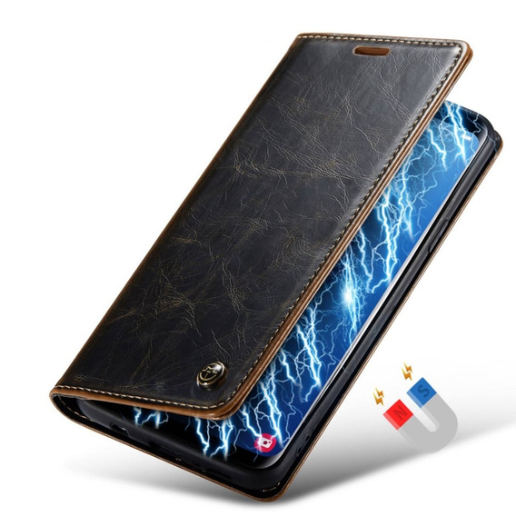 θήκη CASEME για Samsung Galaxy S9+ Plus, Waxy Textured, καφές