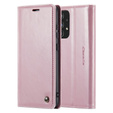 θήκη CASEME για Samsung Galaxy A33 5G, Waxy Textured, ροζ