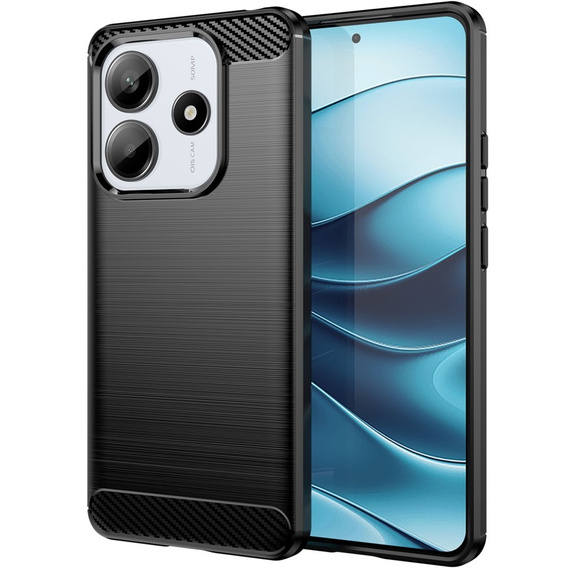 Θήκη για Xiaomi Redmi Note 14 5G, Carbon, μαύρη