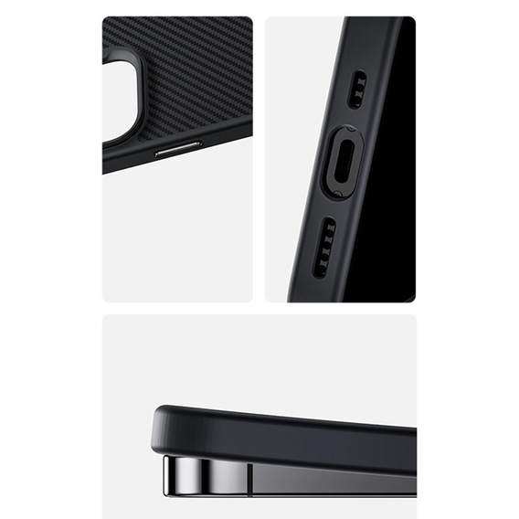 BENKS Kevlar Armor PRO Carbon Fiber 600D D065 θήκη για MagSafe για iPhone 16 Pro
