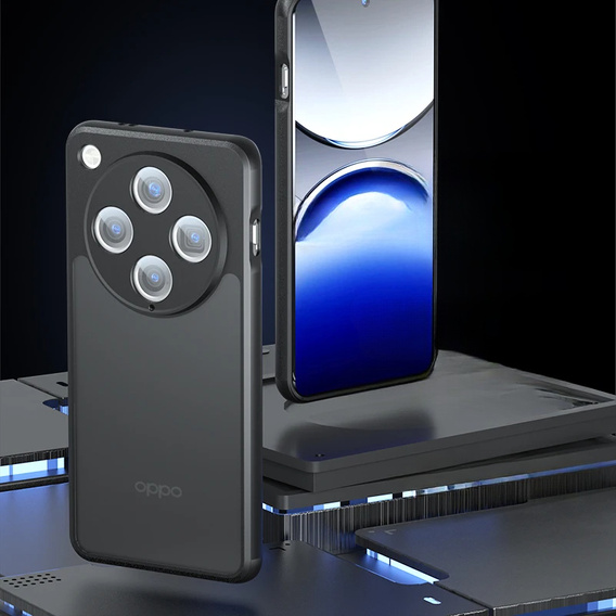 Θήκη για Oppo Find X8 Pro, για MagSafe, ERBORD Μatt Case, μαύρη
