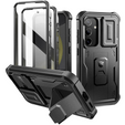 Θωρακισμένη θήκη για Samsung Galaxy S24 Plus, Dexnor Full Body (Two Frames), μαύρη