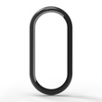 Θήκη 2σε1 + γυαλί μετριασμένο για Xiaomi Smart Band 10 / 9 / 8, μαύρη