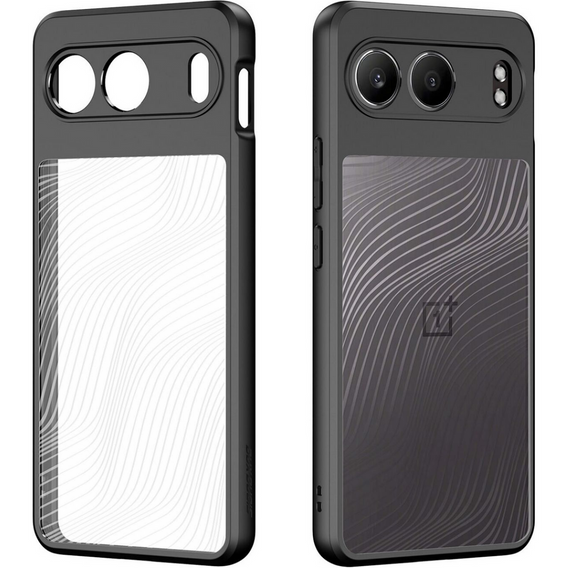 θήκη DuxDucis για το OnePlus Nord 4, Aimo Case, διαφανής / μαύρη