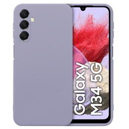 Θήκη για Samsung Galaxy M34 5G, Silicone Lite, μωβ