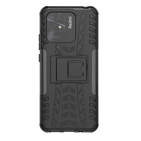 Θήκη για Xiaomi Redmi 10C, Tire Armor, μαύρη
