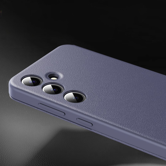 Αναδιπλούμενη θήκη για Samsung Galaxy S25, Smart View Wallet, μωβ