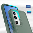 Θωρακισμένη θήκη για Samsung Galaxy A55 5G, Dual Shockproof, σκούρα πράσινη