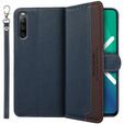 Θήκη με πτερύγιο για Sony Xperia 10 IV, KHAZNEH RFID Case, μπλε