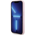 GUESS Θήκη για iPhone 14 Pro, Saffiano MagSafe, ροζ