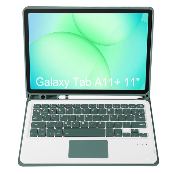 Θήκη με πληκτρολόγιο Bluetooth και touchpad για Samsung Galaxy Tab A11+