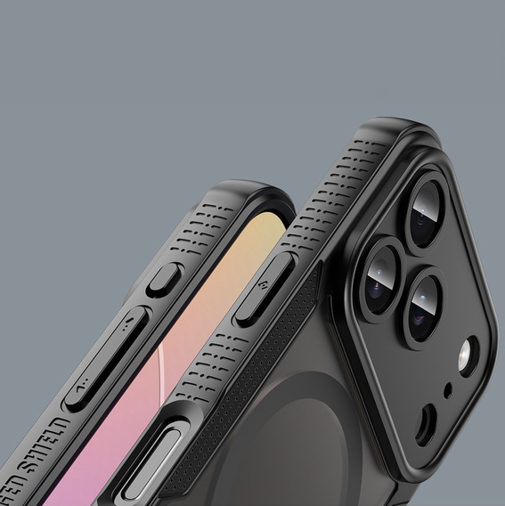 Θήκη για iPhone 17 Pro, για MagSafe, θωρακισμένη, μαύρη