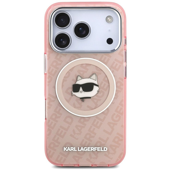 Θήκη για κινητό τηλέφωνο Karl Lagerfeld IML Choupette Head Logo MagSafe για iPhone 17 Pro Max
