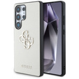 GUESS Θήκη για Samsung Galaxy S25 Ultra, 4G Big Metal Logo, μπεζ