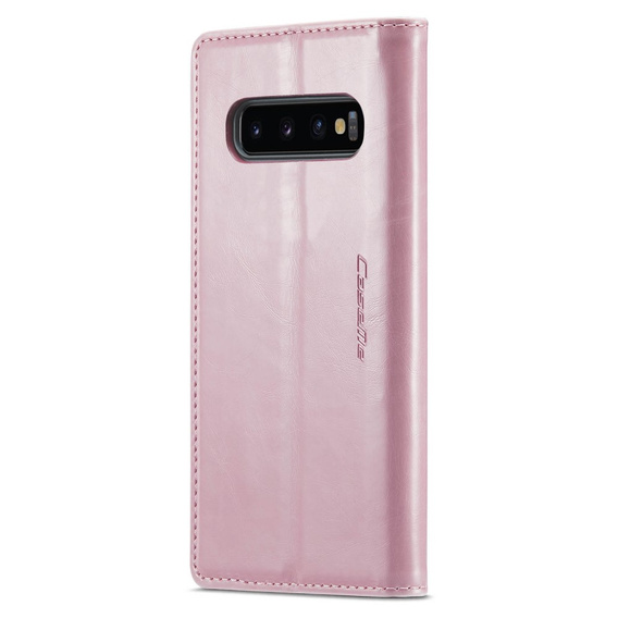 θήκη CASEME για Samsung Galaxy S10+ Plus, Waxy Textured, ροζ