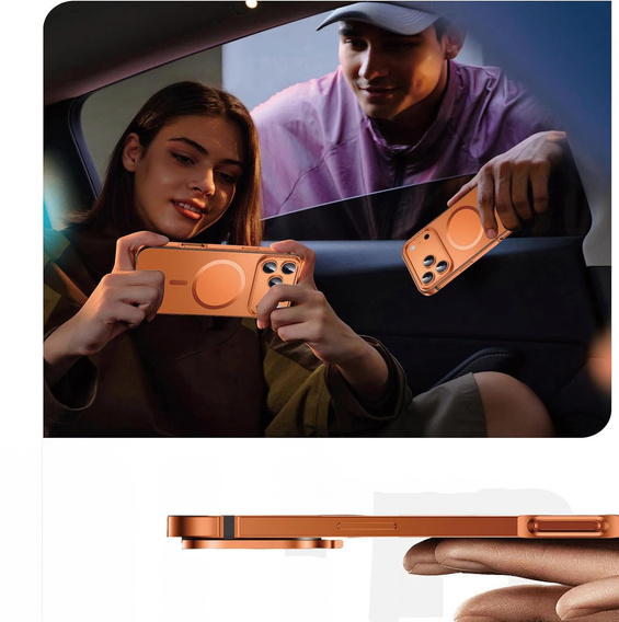 Metal Frame θήκη για MagSafe για iPhone 17 Pro