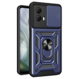 Θήκη για Motorola Moto E14, CamShield Slide, μπλε