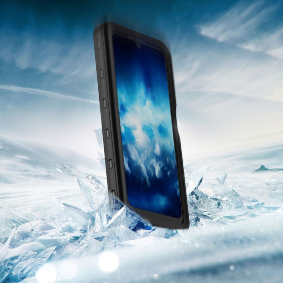 Αδιάβροχη θήκη IP68 για Samsung Galaxy A25 5G, Redpepper, μαύρη