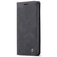 θήκη CASEME για Samsung Galaxy A33 5G, Leather Wallet Case, μαύρη