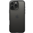 θήκη Spigen για iPhone 16 Pro, Ultra Hybrid, μαύρη + μετριασμένο γυαλί 9H