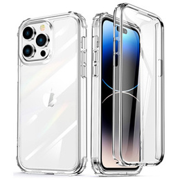 Θήκη για iPhone 14 Pro, Shockproof, με μεμβράνη, διαφανής