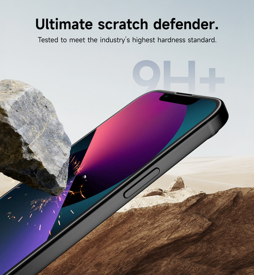 2x SURITCH γυαλί για iPhone 16e / 14 / 13 Pro