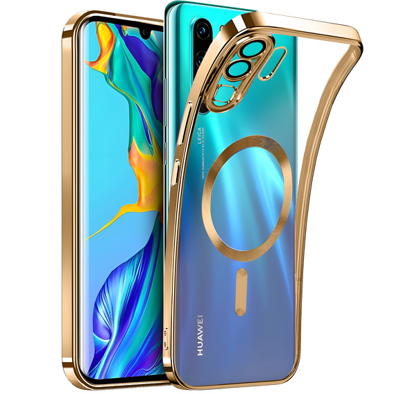 Θήκη για Huawei P30 Pro, MagSafe Hybrid, χρυσή