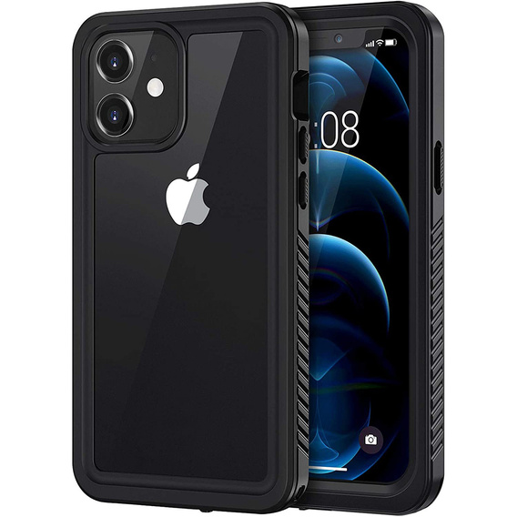 Αδιάβροχη θήκη IP68 για το iPhone 12 mini, μαύρη
