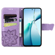 Θήκη με πτερύγιο για Xiaomi Redmi Note 14 4G, Butterfly, μωβ