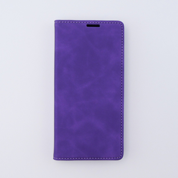 Θήκη για Oppo A78 4G, ERBORD Vintage, πορτοφόλι με πτερύγιο, μωβ