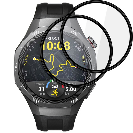 2x υβριδικό γυαλί ERBORD για Huawei Watch GT 5 Pro 46mm