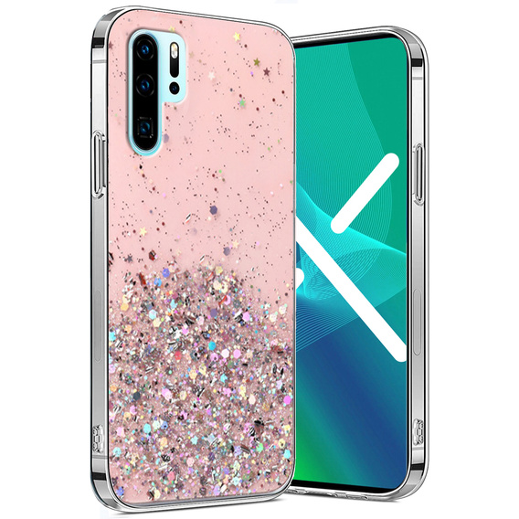 Θήκη για Huawei P30 Pro, Glittery, ροζ