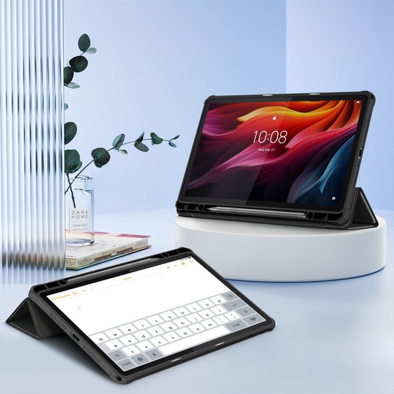 Θήκη για Lenovo Tab K11 Plus, Smartcase Hybrid, με χώρο για γραφίδα, μαύρη