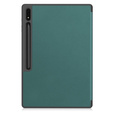 Θήκη για Samsung Galaxy Tab S10 Ultra, Smartcase με χώρο για γραφίδα, πράσινη