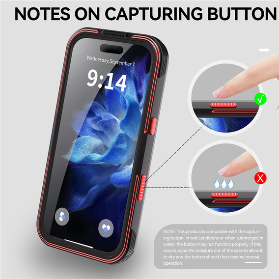 Αδιάβροχη θήκη SHELLBOX GTM IP68 με MagSafe για iPhone 17 Pro