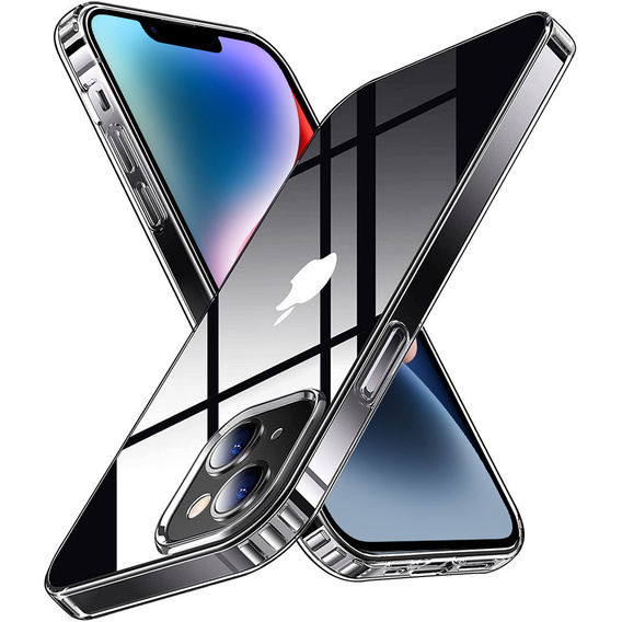 Θήκη για iPhone 14 Plus, Fusion Hybrid, διαφανής