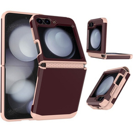 Θωρακισμένη θήκη για Samsung Galaxy Z Flip7 FE / Z Flip6, Armor Shockproof, μπορντό