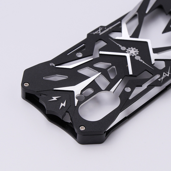 Θωρακισμένη θήκη για Nothing Phone 2, Aluminum Alloy, μαύρη
