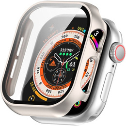 2w1 Etui + Szkło Hartowane Case do Apple Watch 7 / 8 41MM, Czarne