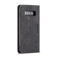 θήκη CASEME για Samsung Galaxy S10 Plus, Leather Wallet Case, μαύρη