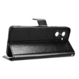 Θήκη με πτερύγιο για OnePlus Nord CE5, Crazy Horse Wallet, μαύρη