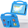 Παιδική θήκη για iPad mini 7.9" 2019/2015/2014/2013/2012 (5/4/3/2/1 gen.), Cute Patterns, με βάση, μπλε