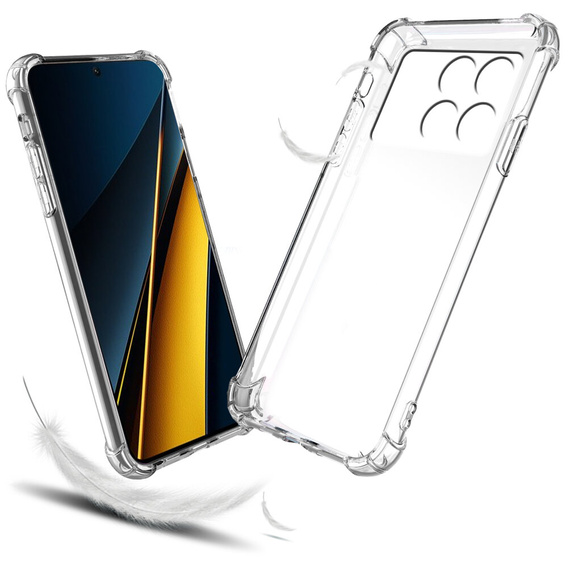 Θήκη για Xiaomi Poco X6 Pro 5G, Dropproof, διαφανής