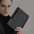Θήκη + πληκτρολόγιο Galaxy Tab S8+ / Tab S7 +/ Tab S7 FE, NILLKIN Bumper Pen Slot, μαύρη