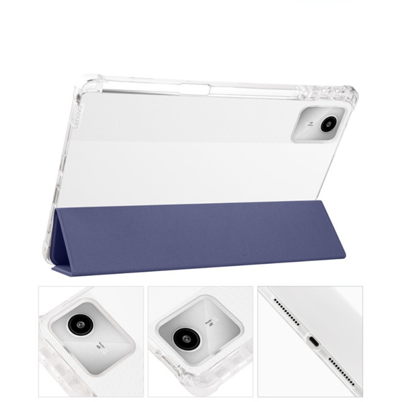 Θήκη για Lenovo Tab M11, Smartcase Hybrid, με χώρο για γραφίδα, σκούρο μπλε