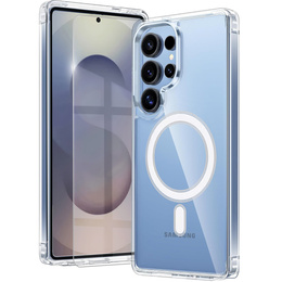 Θήκη για Samsung Galaxy S25 Ultra, Fusion Hybrid, για MagSafe, διαφανής + Γυαλί για την οθόνη