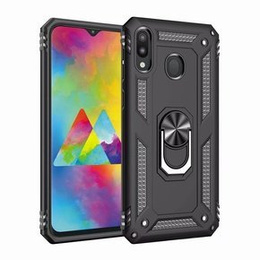 θωρακισμένη θήκη για Motorola One Action, Nox Case Ring, μαύρη