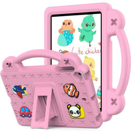 Παιδική θήκη για iPad mini 7.9" 2019/2015/2014/2013/2012 (5/4/3/2/1 gen.), Cute Patterns, με βάση, ροζ
