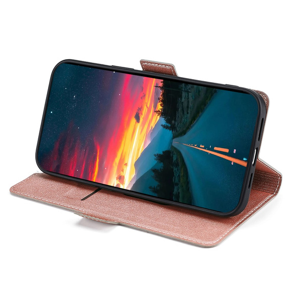 Θήκη με πτερύγιο για Xiaomi 12 Pro, Wallet, ροζ rose gold