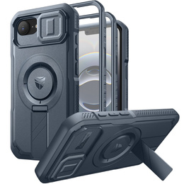 Θωρακισμένη θήκη για iPhone 16e, Dexnor CamProtect MagSafe, μπλε